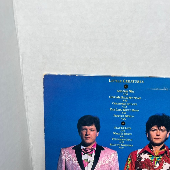 Talking Heads Little Creatures Vinyl LP Record Album w/ Sleeve VG- / VG 1985 - Picture 12 of 16